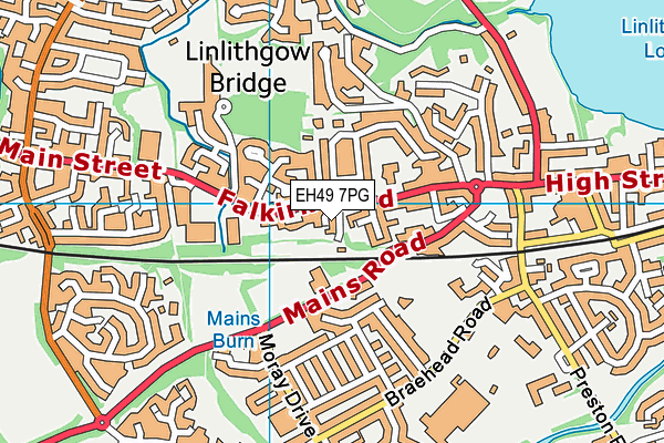 EH49 7PG map - OS VectorMap District (Ordnance Survey) EH49 7PG map - OS VectorMap District (Ordnance Survey)