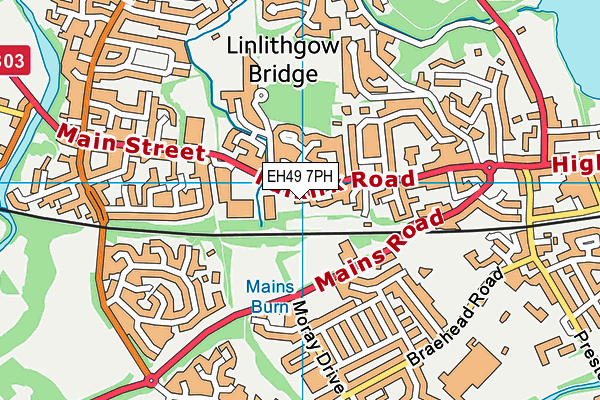EH49 7PH map - OS VectorMap District (Ordnance Survey) EH49 7PH map - OS VectorMap District (Ordnance Survey)