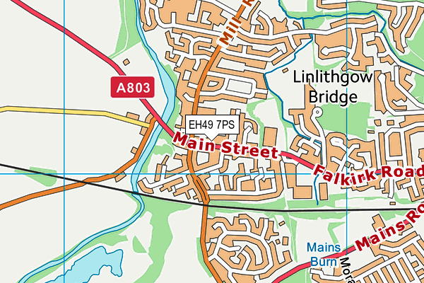 EH49 7PS map - OS VectorMap District (Ordnance Survey) EH49 7PS map - OS VectorMap District (Ordnance Survey)