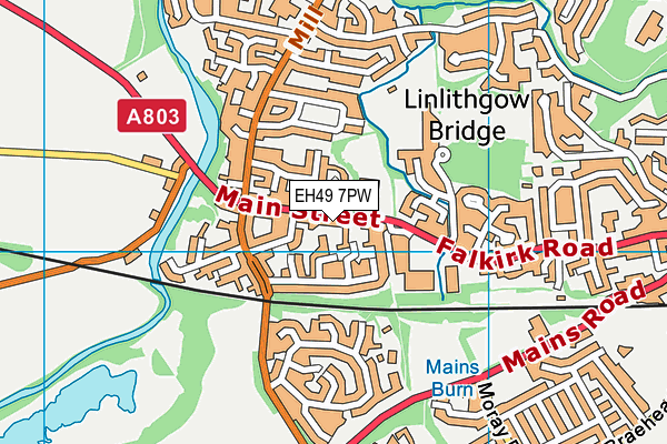 EH49 7PW map - OS VectorMap District (Ordnance Survey) EH49 7PW map - OS VectorMap District (Ordnance Survey)