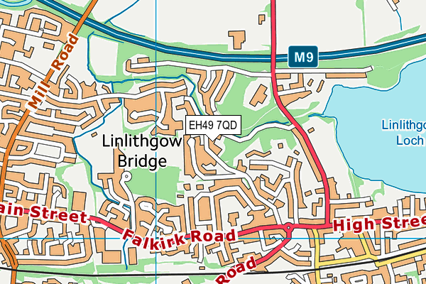 EH49 7QD map - OS VectorMap District (Ordnance Survey) EH49 7QD map - OS VectorMap District (Ordnance Survey)