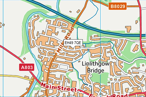 EH49 7QE map - OS VectorMap District (Ordnance Survey) EH49 7QE map - OS VectorMap District (Ordnance Survey)