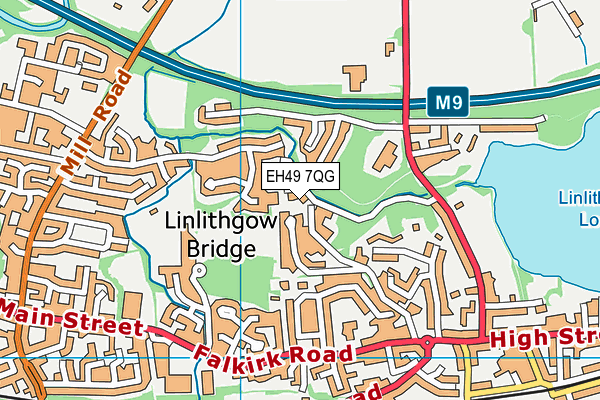EH49 7QG map - OS VectorMap District (Ordnance Survey) EH49 7QG map - OS VectorMap District (Ordnance Survey)
