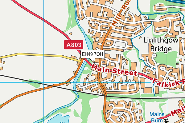EH49 7QH map - OS VectorMap District (Ordnance Survey) EH49 7QH map - OS VectorMap District (Ordnance Survey)