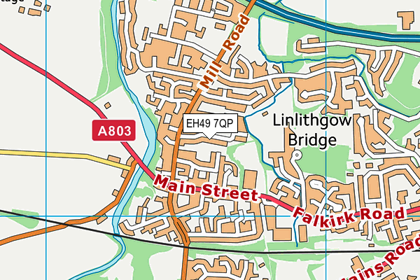 EH49 7QP map - OS VectorMap District (Ordnance Survey) EH49 7QP map - OS VectorMap District (Ordnance Survey)