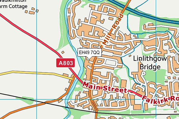 EH49 7QQ map - OS VectorMap District (Ordnance Survey) EH49 7QQ map - OS VectorMap District (Ordnance Survey)