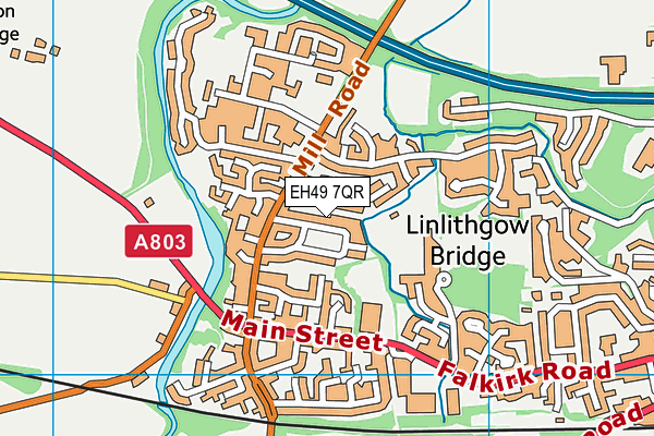EH49 7QR map - OS VectorMap District (Ordnance Survey) EH49 7QR map - OS VectorMap District (Ordnance Survey)