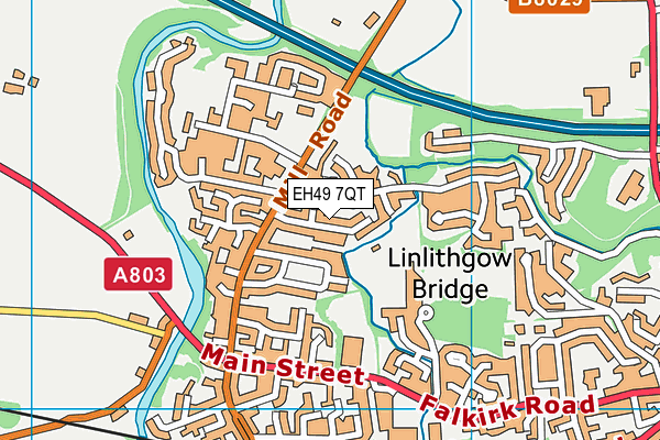 EH49 7QT map - OS VectorMap District (Ordnance Survey) EH49 7QT map - OS VectorMap District (Ordnance Survey)