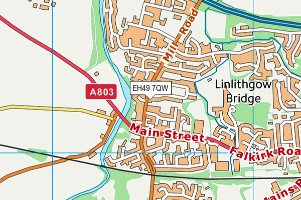 EH49 7QW map - OS VectorMap District (Ordnance Survey) EH49 7QW map - OS VectorMap District (Ordnance Survey)