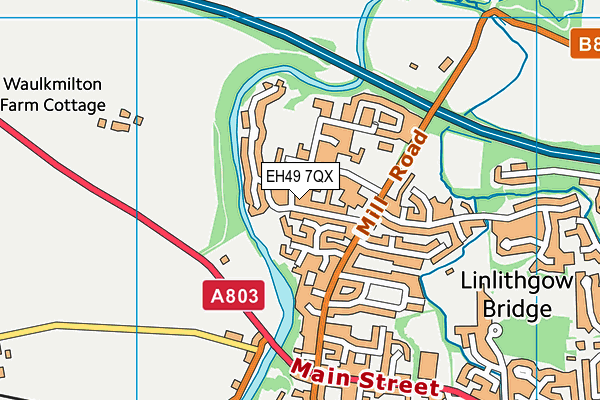 EH49 7QX map - OS VectorMap District (Ordnance Survey) EH49 7QX map - OS VectorMap District (Ordnance Survey)