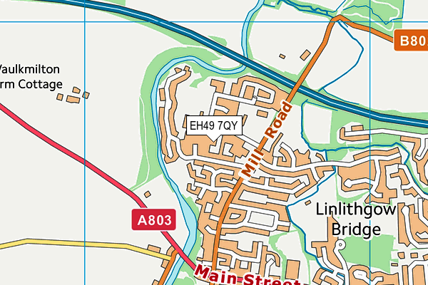 EH49 7QY map - OS VectorMap District (Ordnance Survey) EH49 7QY map - OS VectorMap District (Ordnance Survey)