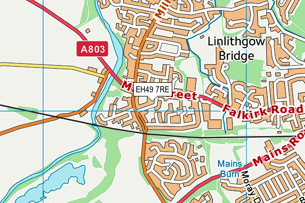 EH49 7RE map - OS VectorMap District (Ordnance Survey) EH49 7RE map - OS VectorMap District (Ordnance Survey)