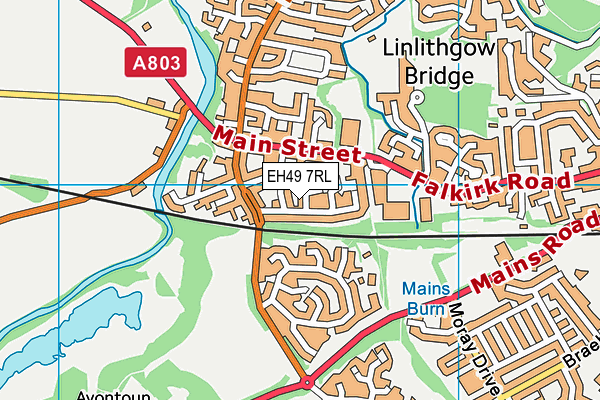 EH49 7RL map - OS VectorMap District (Ordnance Survey) EH49 7RL map - OS VectorMap District (Ordnance Survey)