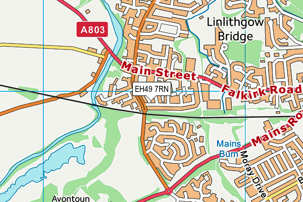 EH49 7RN map - OS VectorMap District (Ordnance Survey) EH49 7RN map - OS VectorMap District (Ordnance Survey)