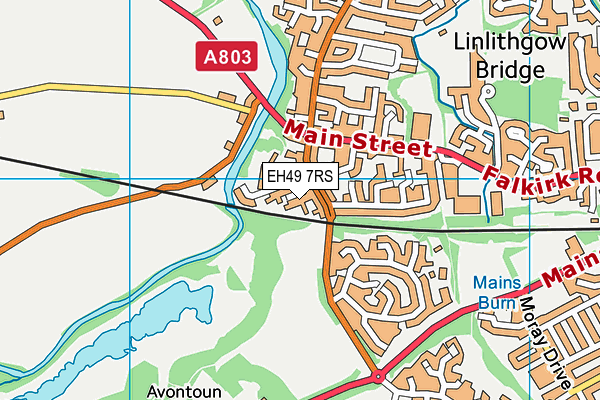 EH49 7RS map - OS VectorMap District (Ordnance Survey) EH49 7RS map - OS VectorMap District (Ordnance Survey)