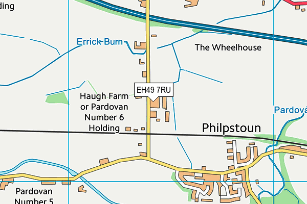 EH49 7RU map - OS VectorMap District (Ordnance Survey) EH49 7RU map - OS VectorMap District (Ordnance Survey)