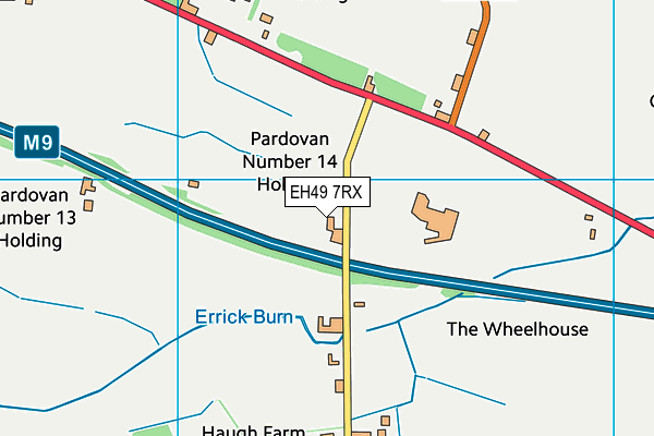 EH49 7RX map - OS VectorMap District (Ordnance Survey) EH49 7RX map - OS VectorMap District (Ordnance Survey)