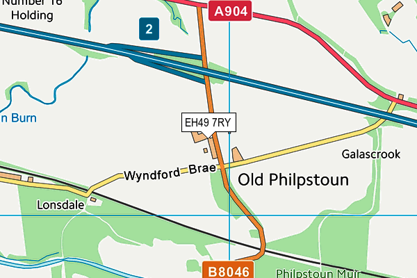 EH49 7RY map - OS VectorMap District (Ordnance Survey) EH49 7RY map - OS VectorMap District (Ordnance Survey)