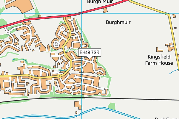 EH49 7SR map - OS VectorMap District (Ordnance Survey) EH49 7SR map - OS VectorMap District (Ordnance Survey)