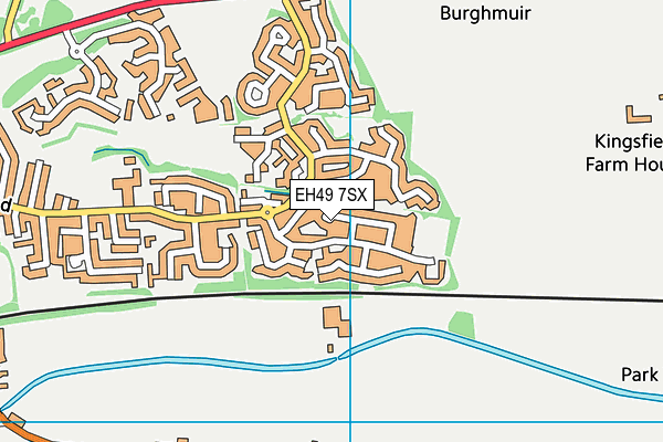 EH49 7SX map - OS VectorMap District (Ordnance Survey) EH49 7SX map - OS VectorMap District (Ordnance Survey)