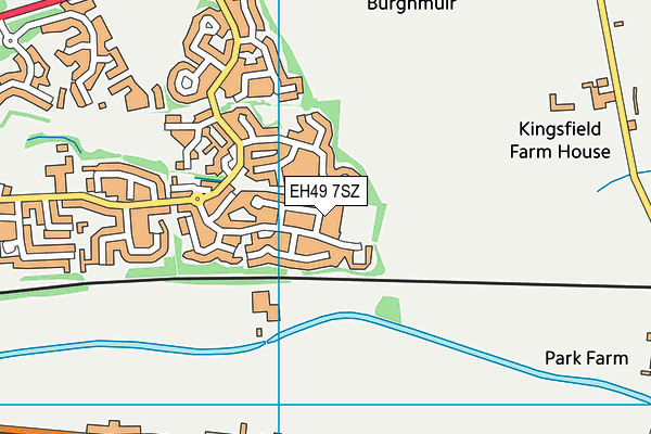 EH49 7SZ map - OS VectorMap District (Ordnance Survey) EH49 7SZ map - OS VectorMap District (Ordnance Survey)