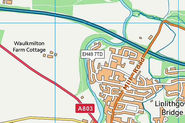 EH49 7TD map - OS VectorMap District (Ordnance Survey) EH49 7TD map - OS VectorMap District (Ordnance Survey)