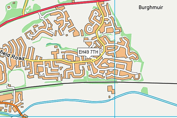 EH49 7TH map - OS VectorMap District (Ordnance Survey) EH49 7TH map - OS VectorMap District (Ordnance Survey)