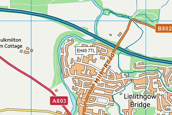 EH49 7TL map - OS VectorMap District (Ordnance Survey) EH49 7TL map - OS VectorMap District (Ordnance Survey)