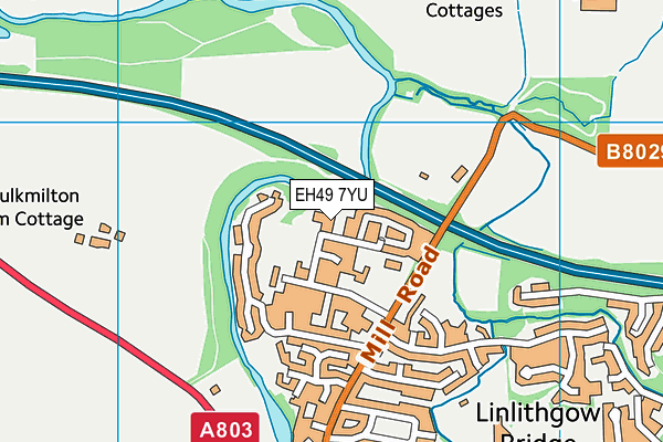 EH49 7YU map - OS VectorMap District (Ordnance Survey) EH49 7YU map - OS VectorMap District (Ordnance Survey)