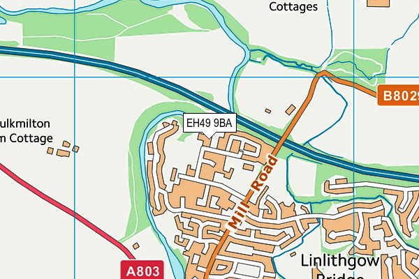 EH49 9BA map - OS VectorMap District (Ordnance Survey) EH49 9BA map - OS VectorMap District (Ordnance Survey)