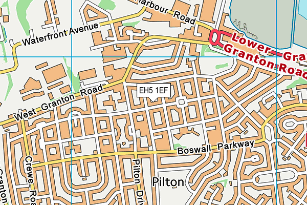 EH5 1EF map - OS VectorMap District (Ordnance Survey) EH5 1EF map - OS VectorMap District (Ordnance Survey)