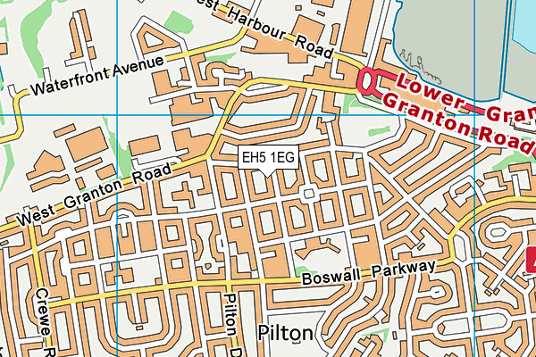 EH5 1EG map - OS VectorMap District (Ordnance Survey) EH5 1EG map - OS VectorMap District (Ordnance Survey)
