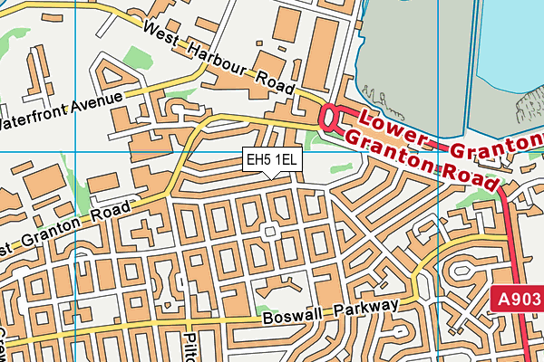 EH5 1EL map - OS VectorMap District (Ordnance Survey) EH5 1EL map - OS VectorMap District (Ordnance Survey)