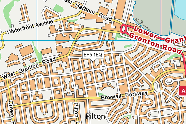 EH5 1EQ map - OS VectorMap District (Ordnance Survey) EH5 1EQ map - OS VectorMap District (Ordnance Survey)