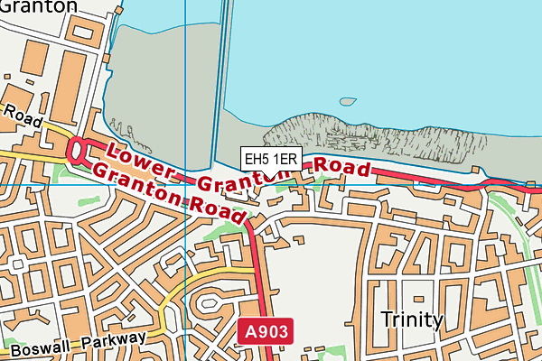 EH5 1ER map - OS VectorMap District (Ordnance Survey) EH5 1ER map - OS VectorMap District (Ordnance Survey)