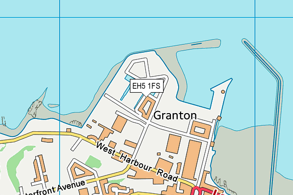 EH5 1FS map - OS VectorMap District (Ordnance Survey) EH5 1FS map - OS VectorMap District (Ordnance Survey)