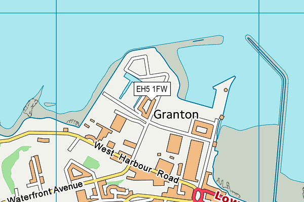 EH5 1FW map - OS VectorMap District (Ordnance Survey) EH5 1FW map - OS VectorMap District (Ordnance Survey)