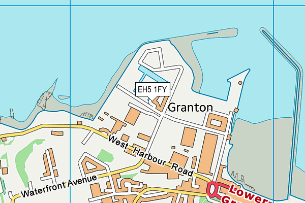 EH5 1FY map - OS VectorMap District (Ordnance Survey) EH5 1FY map - OS VectorMap District (Ordnance Survey)