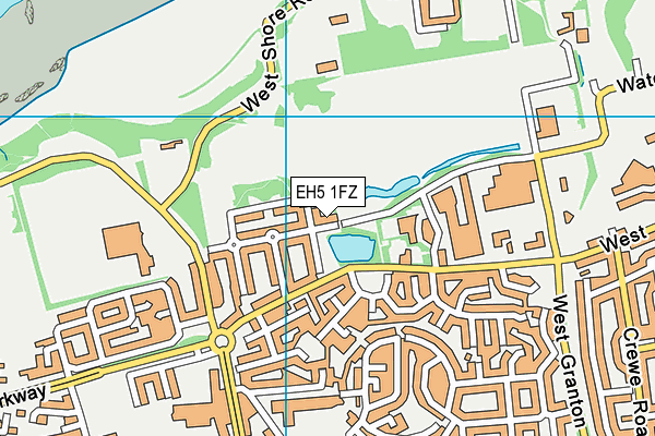 EH5 1FZ map - OS VectorMap District (Ordnance Survey) EH5 1FZ map - OS VectorMap District (Ordnance Survey)