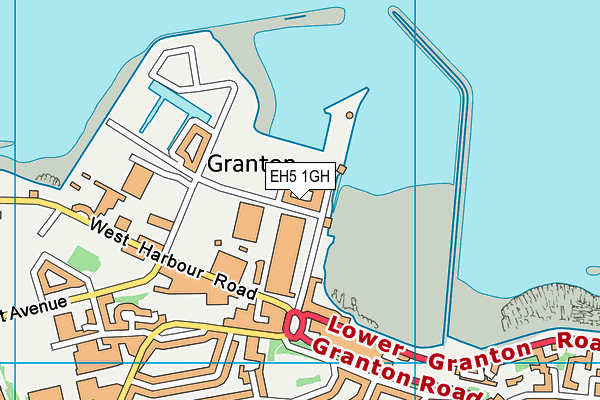 EH5 1GH map - OS VectorMap District (Ordnance Survey) EH5 1GH map - OS VectorMap District (Ordnance Survey)
