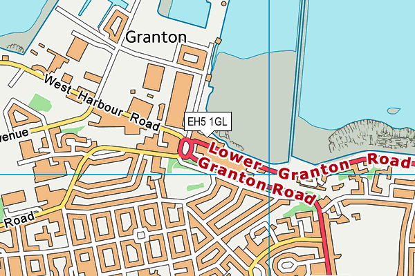 EH5 1GL map - OS VectorMap District (Ordnance Survey) EH5 1GL map - OS VectorMap District (Ordnance Survey)