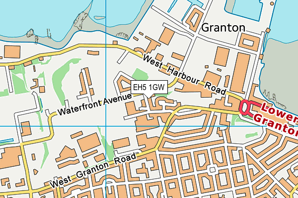 EH5 1GW map - OS VectorMap District (Ordnance Survey) EH5 1GW map - OS VectorMap District (Ordnance Survey)