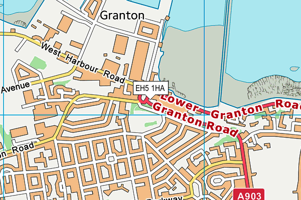 EH5 1HA map - OS VectorMap District (Ordnance Survey) EH5 1HA map - OS VectorMap District (Ordnance Survey)