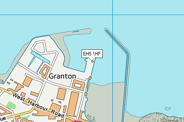 EH5 1HF map - OS VectorMap District (Ordnance Survey) EH5 1HF map - OS VectorMap District (Ordnance Survey)