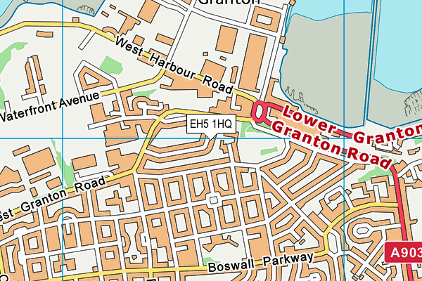 EH5 1HQ map - OS VectorMap District (Ordnance Survey) EH5 1HQ map - OS VectorMap District (Ordnance Survey)