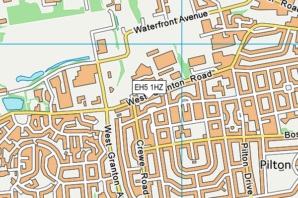 EH5 1HZ map - OS VectorMap District (Ordnance Survey) EH5 1HZ map - OS VectorMap District (Ordnance Survey)
