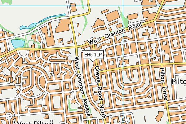 EH5 1LP map - OS VectorMap District (Ordnance Survey) EH5 1LP map - OS VectorMap District (Ordnance Survey)