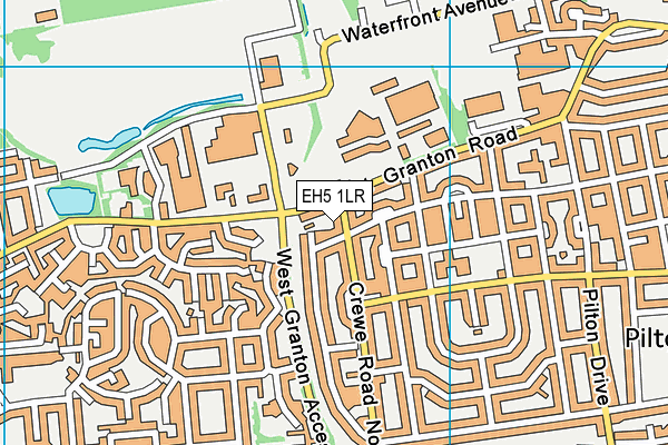 EH5 1LR map - OS VectorMap District (Ordnance Survey) EH5 1LR map - OS VectorMap District (Ordnance Survey)