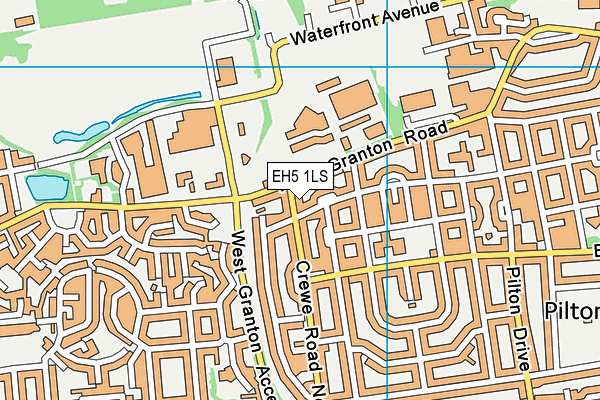 EH5 1LS map - OS VectorMap District (Ordnance Survey) EH5 1LS map - OS VectorMap District (Ordnance Survey)