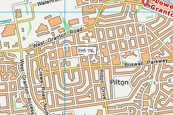 EH5 1NL map - OS VectorMap District (Ordnance Survey) EH5 1NL map - OS VectorMap District (Ordnance Survey)